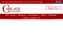 Tablet Screenshot of care-age.com